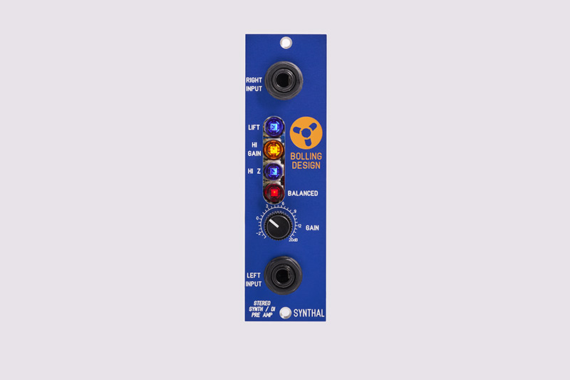 SYNTHAL  Stéréo préamplifier for synths and line levels / 500 series